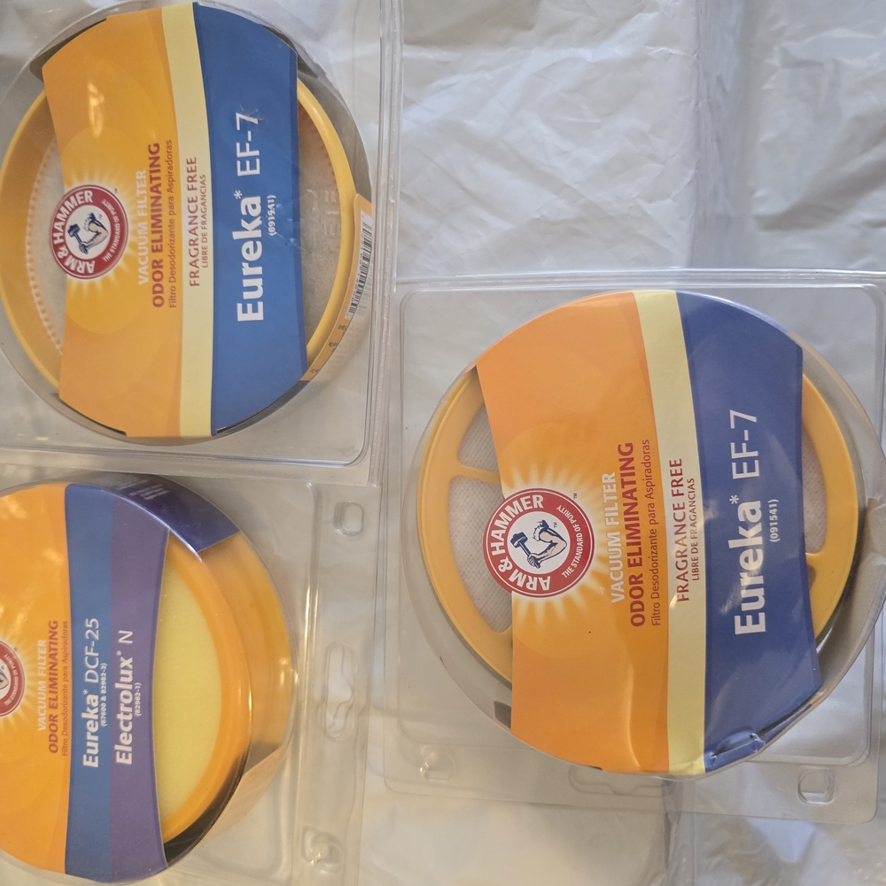 Eureka EF-7 Odor Eliminating Vacuum Filters 3 Pueces New